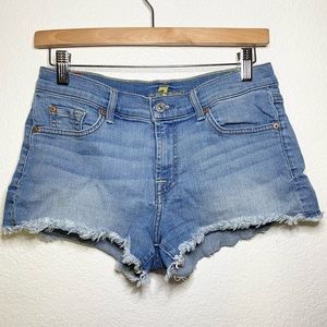 7 For All Mankind CUTOFF JEANS SHORTS Daisy Dukes